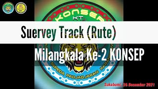 Survey Track (Rute) Milangkala Ke-2 KONSEP KT-2020