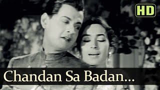 Golden Oldies:Chandan Sa Badan | male Version  HD - Lata Mangeshkar | Nutan, Manish, Sulochana.