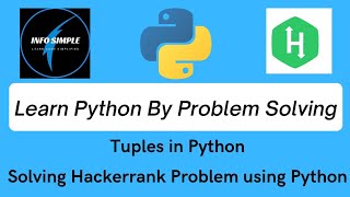 Python Tamil - Python tuples in Tamil - Learn Python By Problem Solving - Hackerrank Problem Solving