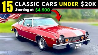 Cheap Vintage Rides! 15 Classic Cars for Sale by Owner Under $20K