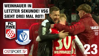 Erfurt-Comeback nach 0:2! Gegner sieht 3 Mal Rot: RW Erfurt - Altglienicke | Regionalliga Nordost