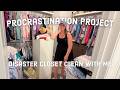 Procrastination Project: Disaster Closet Organization