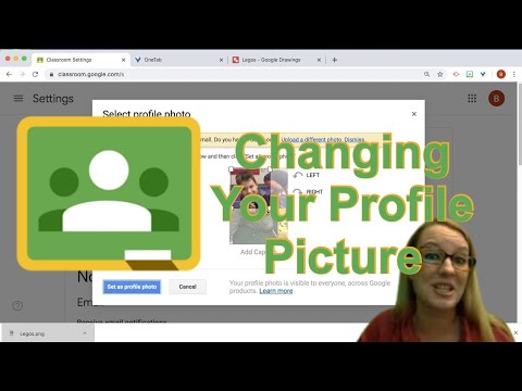 Changing Your Profile Picture In Google Classroom - YouTube