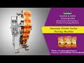 Automatic Powder Sachet Packing Machine | Sachet Packing Machine