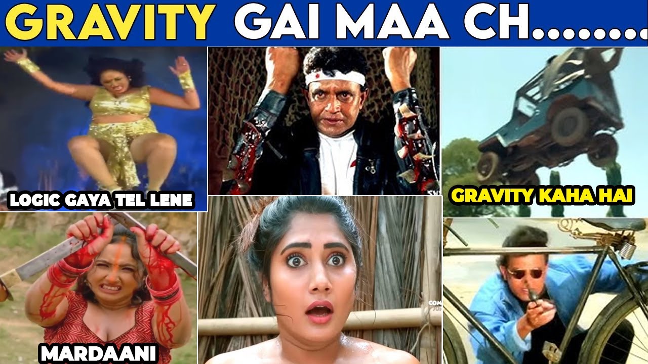 No Gravity Indian Movies Action Scenes | Illogical Indian Movies | Rip ...