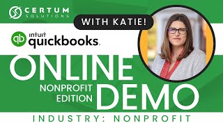 DEMO | QuickBooks Online - Non-Profit Edition
