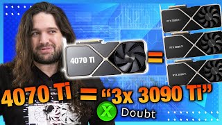 NVIDIA's Insane 4070 Ti Marketing, RTX 40 Laptops, & Super Resolution Video
