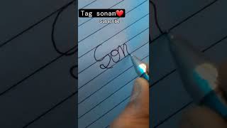 tag sonam❤ #comment #calligraphyloverwithcalligraphypen #like #subscribe