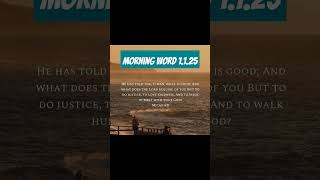 Morning word 1.1.25 #God #Jesus #Bible #verse #Truth #Love #kindness #mercy #walk with the #Lord