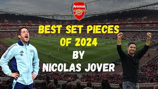 Arsenal FC Best Set Pieces of 2024 by Nicolas Jover