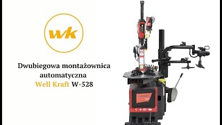 Bezdźwigniowa Montażownica Well Kraft W-528🔧 | Profesjonalizm i Wygoda w Twoim Warsztacie!