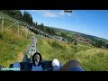 alpspitz coaster nesselwang onride video alpspitzbahn in bayern alpine coaster wiegand