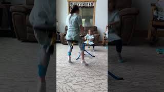 Amazing Cute Girls Masters Indoor Seesaw Like a Pro! #shorts #seesaw #fun #girls #kids