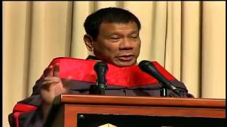 Duterte Full Speech at Lyceum of the Philippines University Manila 64th Commencement Exercises 2