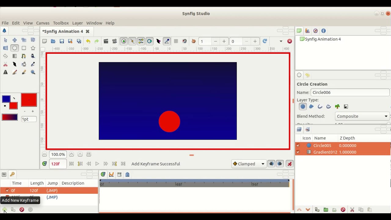 Ict 10 Synfig Studio Sunrise Animation Youtube