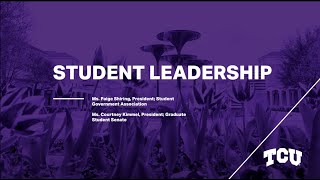 TCU Convocation - Student Leadership