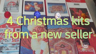 #276. NEW DP SELLER AT MICHAEL'S! FOUR CHRISTMAS KITS UNBOXING 💎 🎄