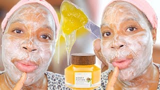 I tried Farmacy Honey Potion! Hydrating Face Mask!  FARMACY Skincare HONEY Potion MASK!