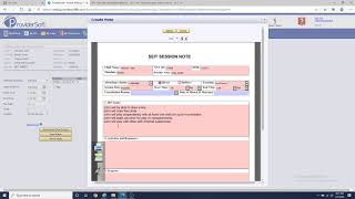 Creating Regular Session Note