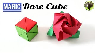 Magic Rose Cube - (Re-Edited - Normal Speed) - DIY Origami Tutorial by Paper Folds