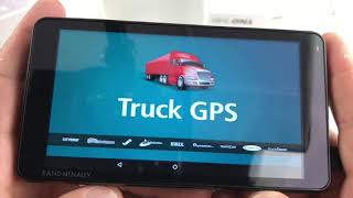 GPS TRUCK rand mcnally tnd 540 impressions and test