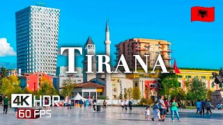 Tirana Albania 🇦🇱 in Cinematic 4K HDR