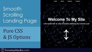 Landing Page With Smooth Scroll - 3 Options
