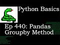 Python Basics Pandas DataFrame Groupby Method