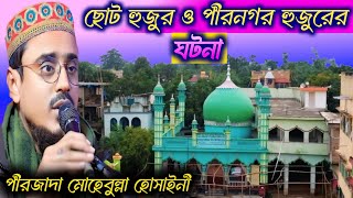 ছোট হুজুর ও পিরনগর হুজুরের ঘটনা। পীরজাদা মোহেবুল্লা হোসাইনী।mohebulla hosaini ওয়াজ।