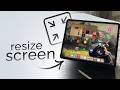 How to Resize iPad Screen (tutorial)