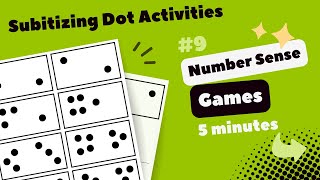 3 Easy Subitizing activities with FREE Printable Cards // Number Sense Games [Video #9/10]
