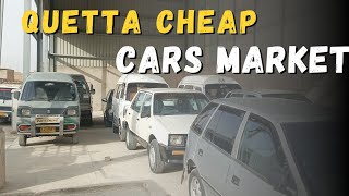 Quetta Cheap Cars Market | Watch Full Vlog | QuettaMarketReview