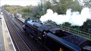 CLASS 44871 LMS STANER BLACK 5 \u0026 47812 FOR ARMISTICE DAY THROUGH MINSTER THANET 11/11/24