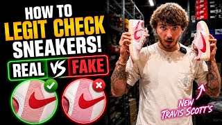 How To Legit Check Expensive Sneakers! (Travis Scott, Off White, Nike SB, Jordan 4)