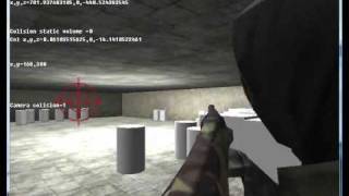 Simple Third Person Shooter engine in Dark Basic Pro v0.01