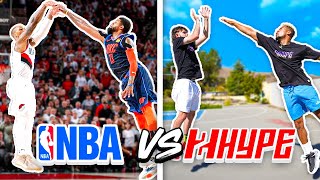 Recreating The NBA's Best Half Court Shots!
