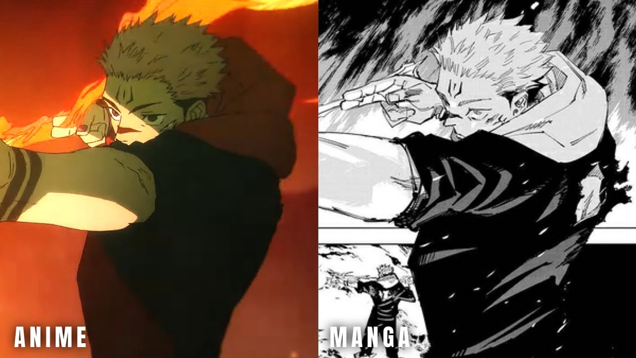 Trailer VS Manga - Jujutsu Kaisen Shibuya Arc - YouTube