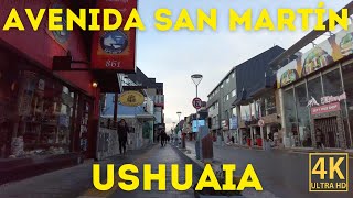 Avenida San Martín, Ushuaia, Tierra del Fuego, Argentina Virtual Walking Tour 4K