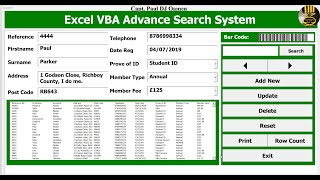 How to Create an Advanced Search System in Excel VBA - Part 2 of 3