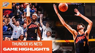 OKC Thunder vs Brooklyn Nets | Game Highlights | December 31, 2023