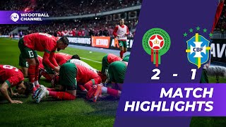 Morocco Vs Brazil 2-1 All Goals \u0026 Highlights and Goals 2023 HD