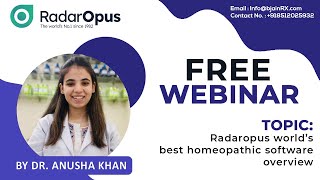 Radar Opus Worlds Best Homeopathic Software: Overview