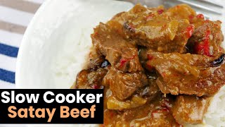 Slow Cooker Satay Beef