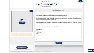 Online Booking Journey for Funeral Directors | Funeral Notices