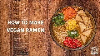 How To Make Vegan Tofu Ramen * Quick Easy Vegan Instant Ramen Dinner