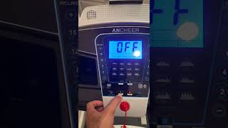 Ancheer treadmill issue with control panel