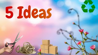 Transforming Cardboard and jute Rope: 5 Genius Recycling Ideas I make and sell♻️🤑💃 #part2