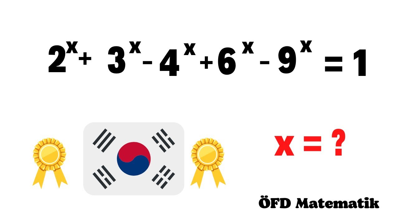 Kore Matematik Olimpiyat Sorusu - YouTube