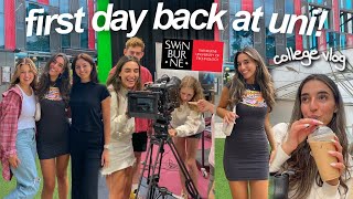 FIRST DAY BACK AT UNI! College vlog 2022 | Swinburne University of Technology