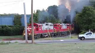 Georgia Northeastern #316 leads a grain train